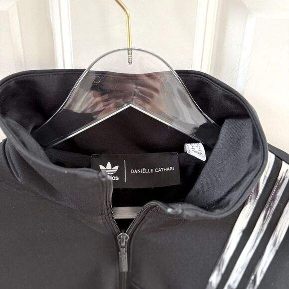ADIDAS X Danielle Cathari Firebird Black Marble Stripe Track Jacket size Medium - Picture 7 of 10